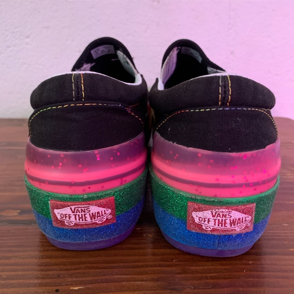 Vans Stacked Rainbow Slip On - Picture 3 of 5